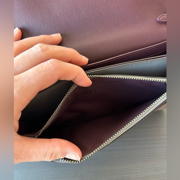 COACH Gray Leather Crossbody - Picture 4 of 12